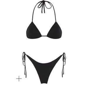 Brand new trianglr bikini, never been worn. Size M too and bottom.